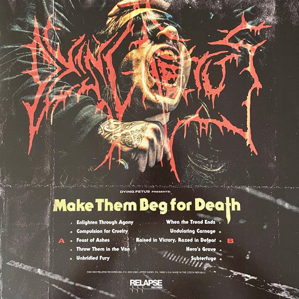 Make Them Beg For Death - Dying Fetus