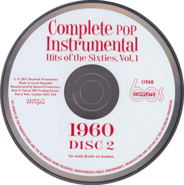 Complete Pop Instrumental Hits Of The Sixties, Vol - Various