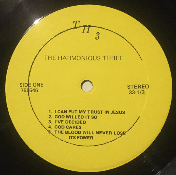 I Can Put My Trust In Jesus - The Harmonious Three