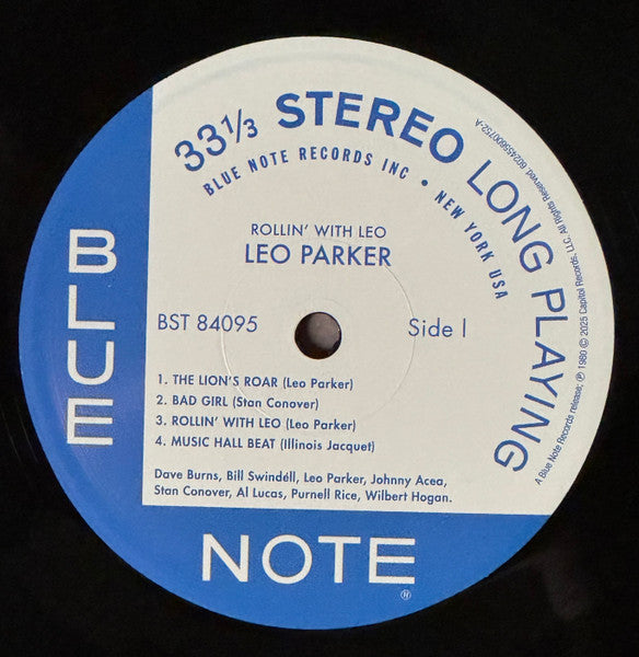 Rollin' With Leo (Blue Note Tone Poet Edition) - Parker, Lee
