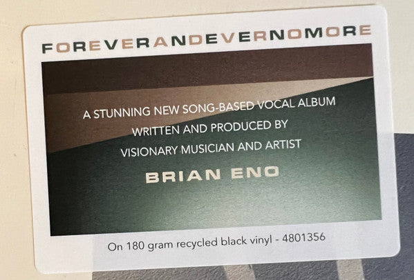 Foreverandevernomore - Eno, Brian