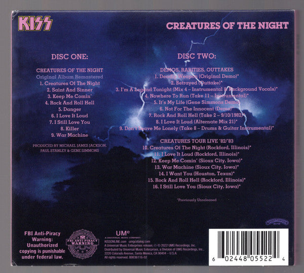 Creatures Of The Night (40th Anniversary) - Kiss
