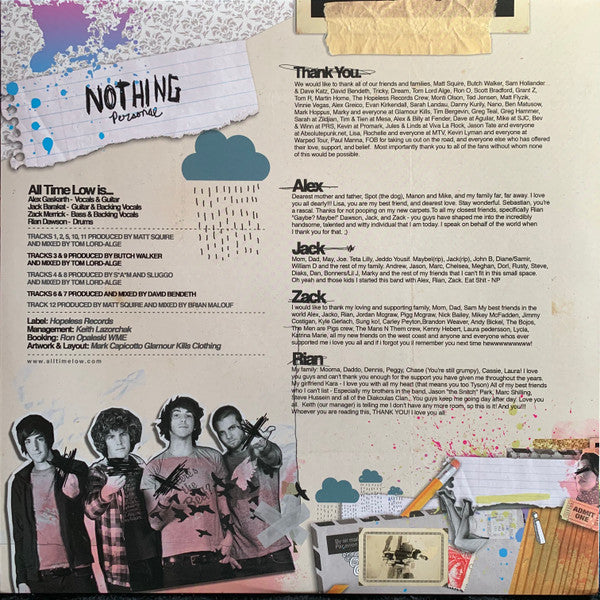 Nothing Personal [LP] - All Time Low