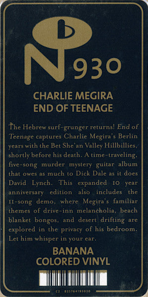 End of Teenage - Megira, Charlie