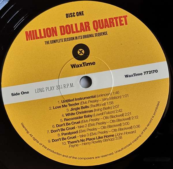 Million Dollar Quartet (The Complete Session In It - Elvis Presley