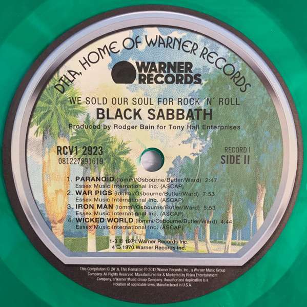 We Sold Our Soul For Rock 'N' Roll - Black Sabbath