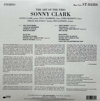 Art Of The Trio (Blue Note Tone Poet Edition) - Sonny Clark [LP]