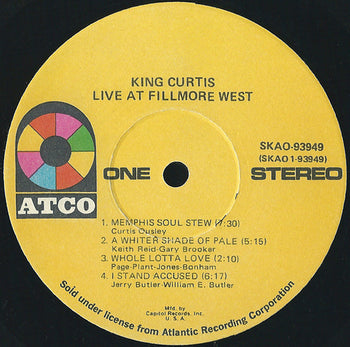 Live At Fillmore West - Curtis, King