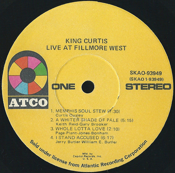 Live At Fillmore West - Curtis, King