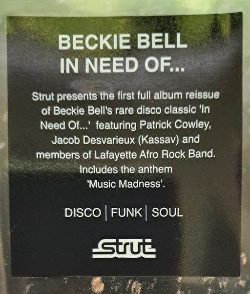 In Need Of... - Bell, Beckie