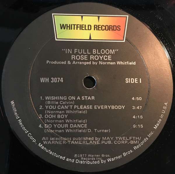 In Full Bloom - Rose Royce