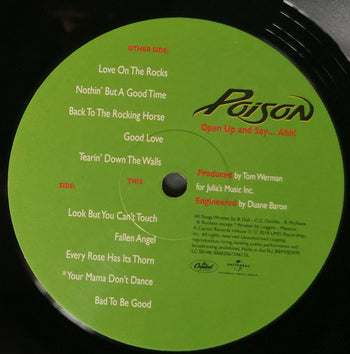 Open Up And Say...Ahh!! - Poison