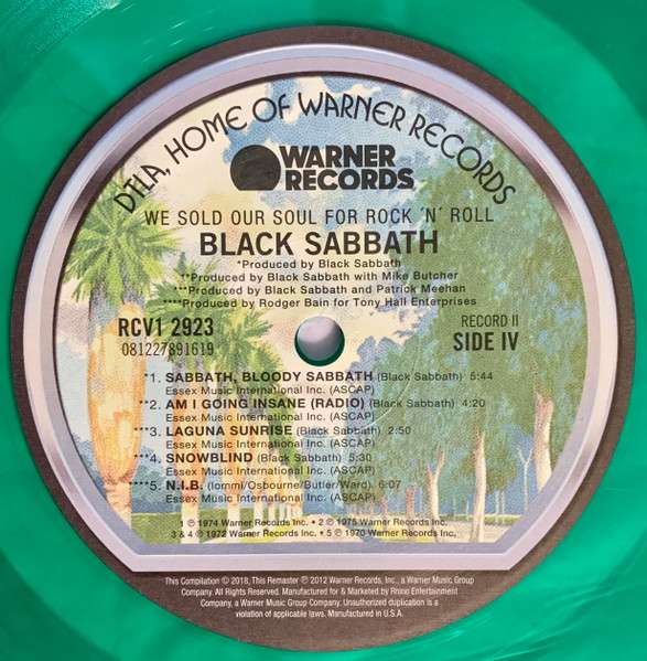 We Sold Our Soul For Rock 'N' Roll - Black Sabbath