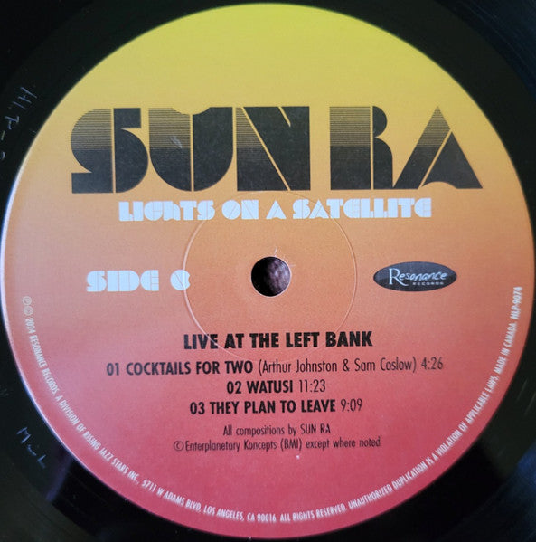 Lights on a Satellite: Live at the Left Bank 1978 - Sun Ra