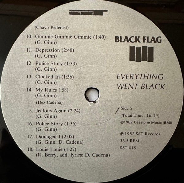 Everything Went Black - Black Flag