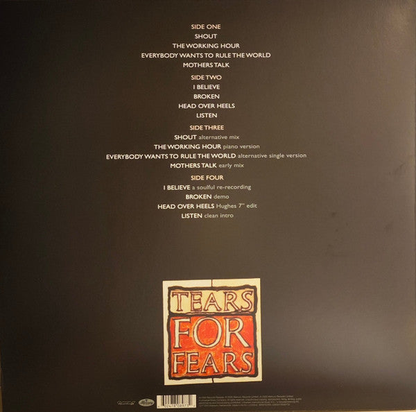 Songs From The Big Chair - Tears for Fears