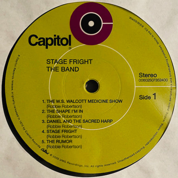 Stage Fright - 50th Anniversary - Band, The