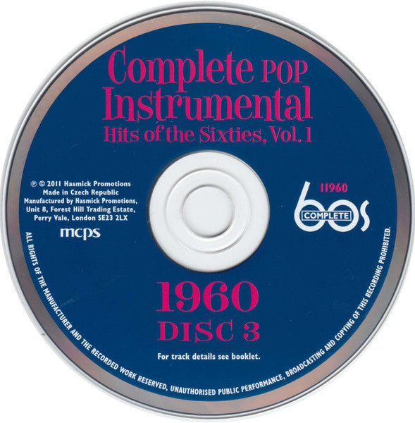 Complete Pop Instrumental Hits Of The Sixties, Vol - Various