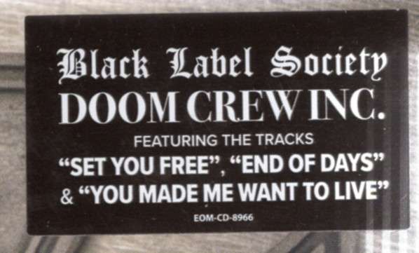 Doom Crew Inc. - Black Label Society [CD]