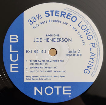 Page One - Henderson, Joe