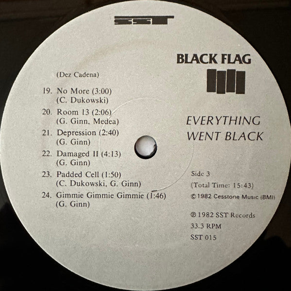 Everything Went Black - Black Flag