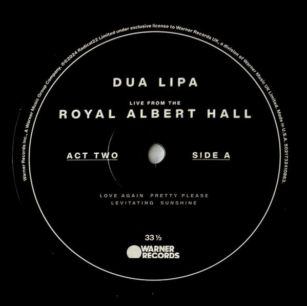 Live From The Royal Albert Hall - Dua Lipa