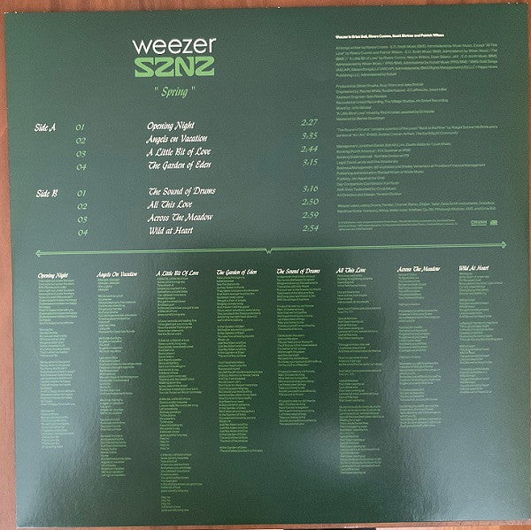SZNZ: Spring  - Weezer