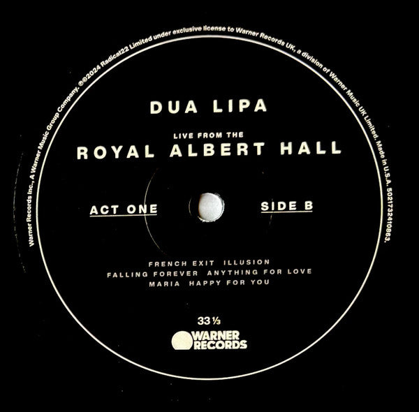 Live From The Royal Albert Hall - Dua Lipa