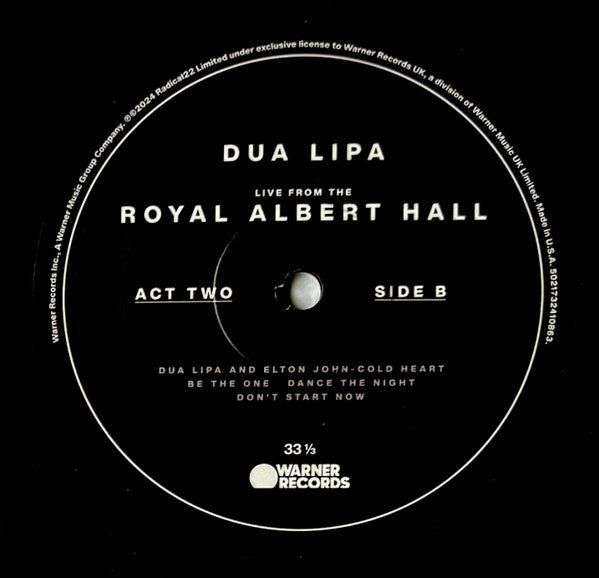 Live From The Royal Albert Hall - Dua Lipa
