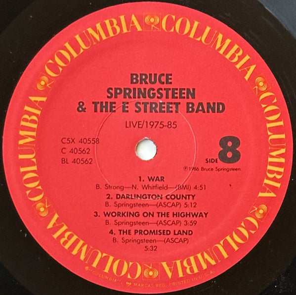 Live/1975-85 - Springsteen, Bruce & E Street Band