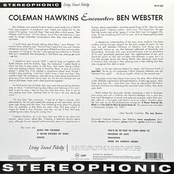Coleman Hawkins Encounters Ben Webster - Hawkins, Coleman & Ben Webster