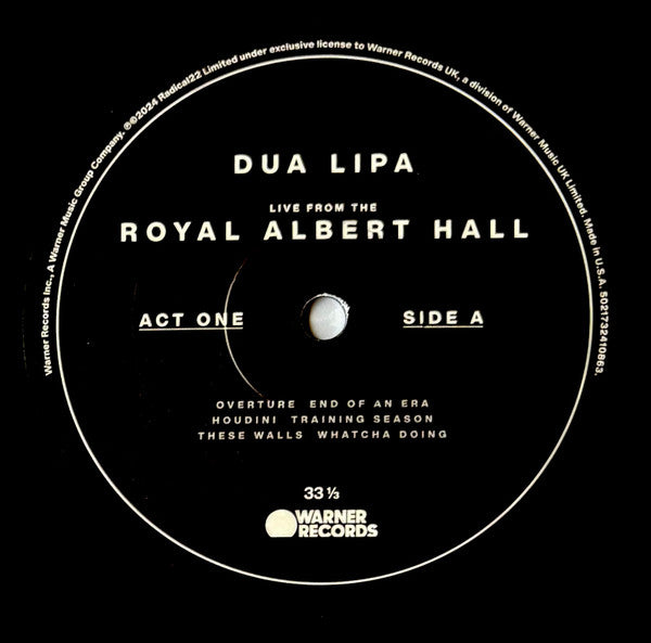 Live From The Royal Albert Hall - Dua Lipa