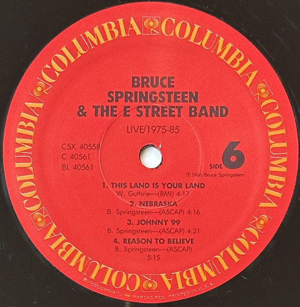 Live/1975-85 - Springsteen, Bruce & E Street Band
