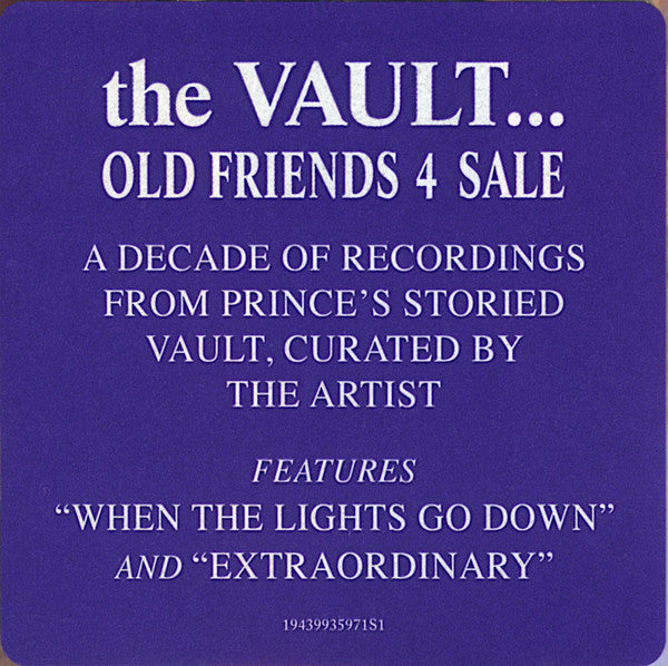 The Vault - Old Friends 4 Sale - Prince