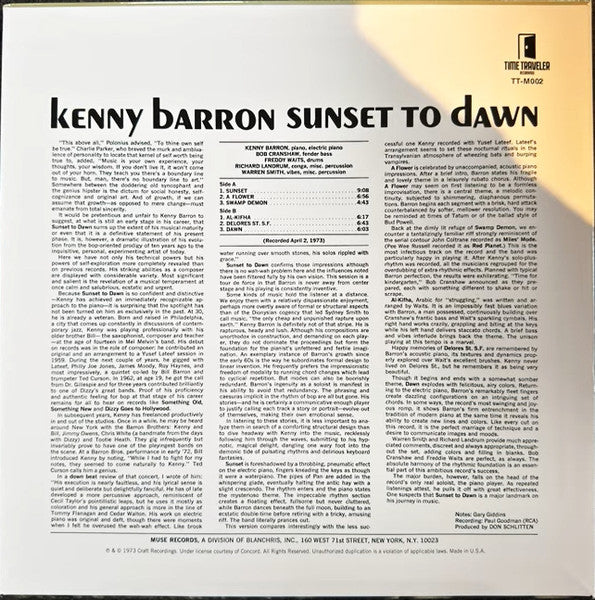 Sunset to Dawn - Barron, Kenny