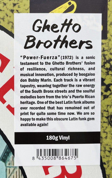 Power-Fuerza - Ghetto Brothers