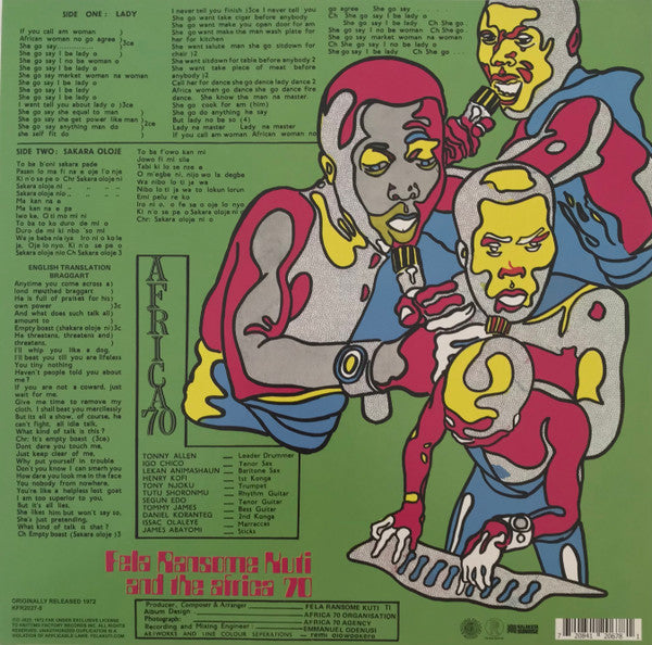 Shakara [Colored Vinyl] (Pnk) (Wsv) (Ylw) (Aniv) - Fela Kuti