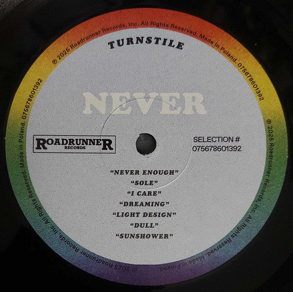 NEVER ENOUGH - Turnstile [LP]