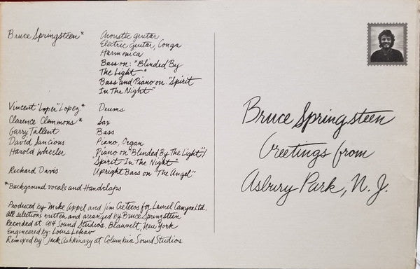 Greetings From Asbury Park, N.J. - Springsteen, Bruce