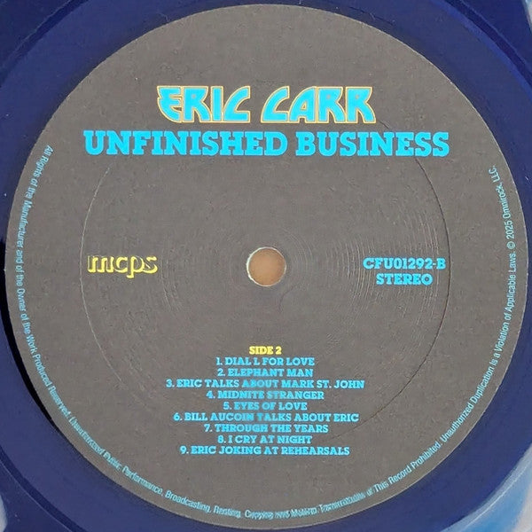 Unfinished Business: The LIQUID VINYL - Carr, Eric from KISS