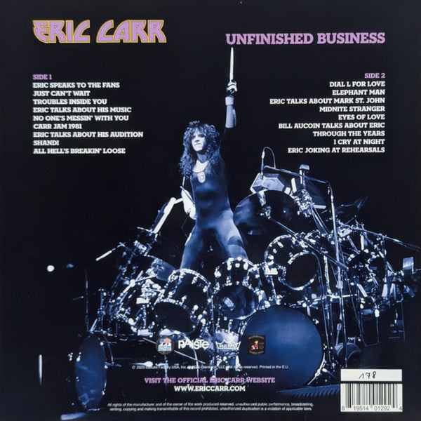 Unfinished Business: The LIQUID VINYL - Carr, Eric from KISS