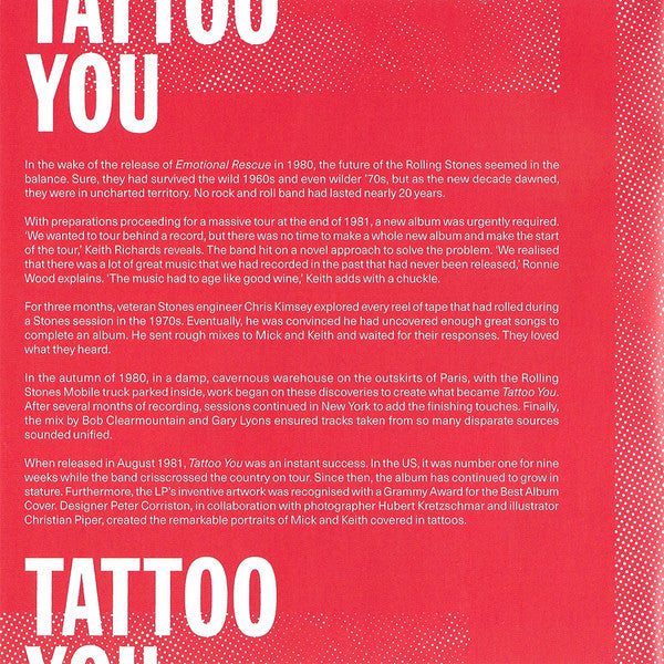 Tattoo You - Rolling Stones