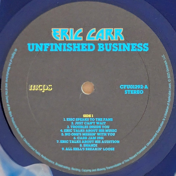 Unfinished Business: The LIQUID VINYL - Carr, Eric from KISS