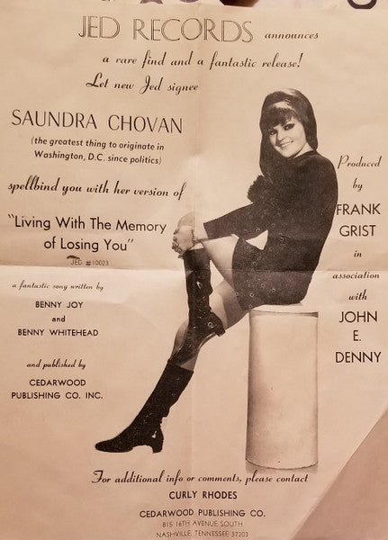 Living With The Memory Of Losing You / Anyway That - Chovan, Sandra