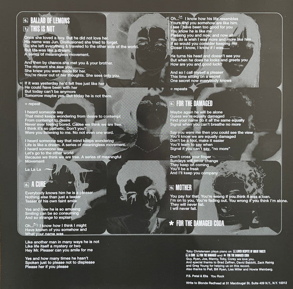 Melody Of Certain Damaged Lemons - Blonde Redhead