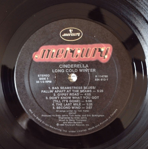 Long Cold Winter - Cinderella