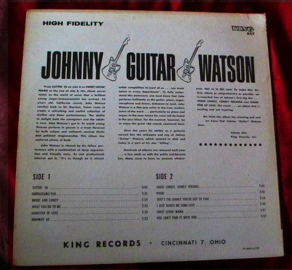 Johnny "Guitar" Watson - Watson, Johnny Guitar