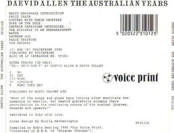 The Australian Years - Allen, Daevid