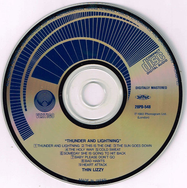Thunder And Lightning - Thin Lizzy
