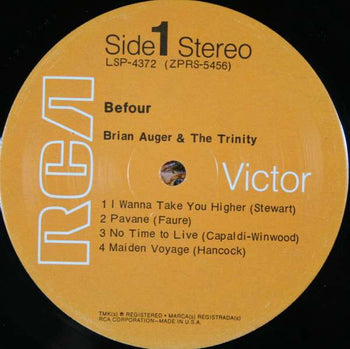 Befour - Auger, Brian & The Trinity